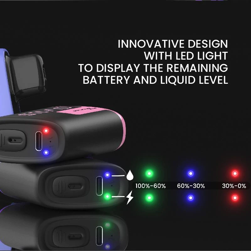 Vape 10000 Puffs Flow Indicator Batterij en elektronische vloeistof